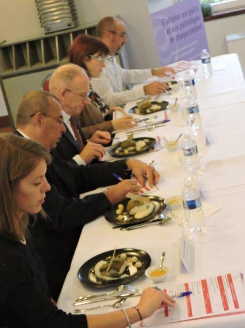 Les membres du jury, au cntre Joseph Le Gal