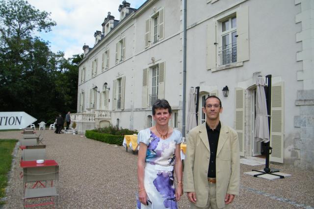 Nadine et Patrick Brocault, propriétaires du Qualys-Château de la Rozelle
