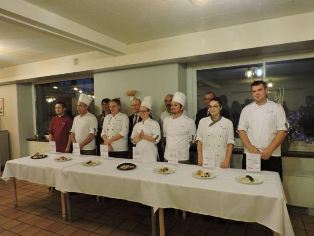 Les sept chefs de cuisine en compétition