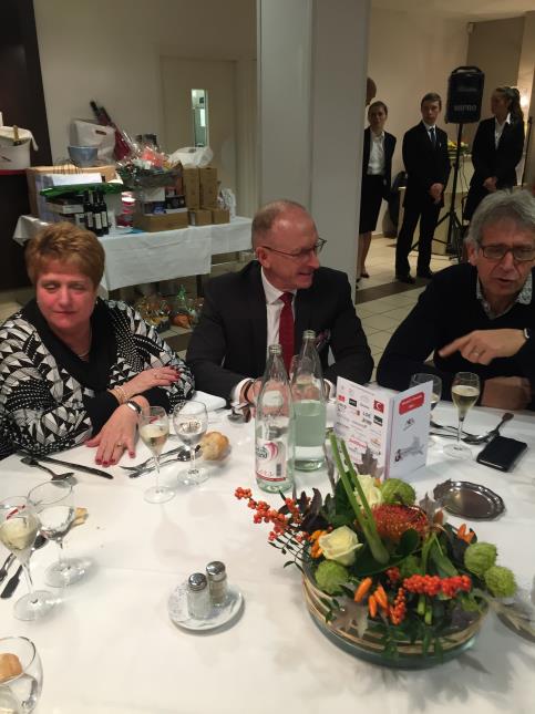 Odile thébault, Joseph Le Gal et Yves Duteil.