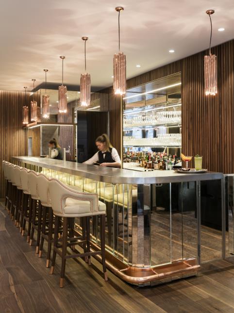 Le bar du restaurant Odette, Maison Albar Paris Céline