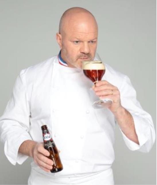 Philippe Etchebest a participé à l'élaboration du brassin et a réalisé dix recettes pour l'apprécier.