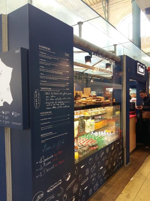 La sandwicherie artisanale fait ses premiers pas en gare.