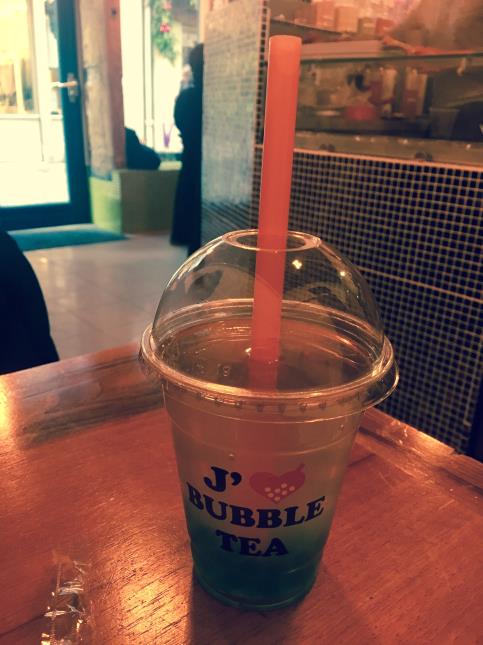 La Calle présente toute une gamme de Bubble tea, une boisson qui vient de Taïwan.