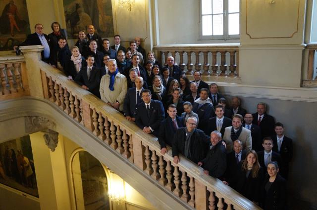 Délégation au Capitole de Toulouse