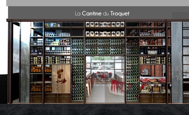 C'est à Rungis, au sein du nouveau pavillon Bio que la Cantine du Troquet s'est installée.