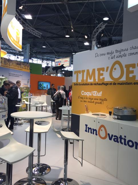 Le stand d'Ovipac, une solution pour proposer des oeufs avec zéro risque hygiène : hall 3, allée D, stand 108.