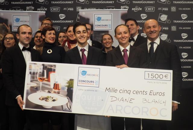 Diane Blanch (2ème en partant de la droite au premier rang) remporte donc la première édition du challenge.