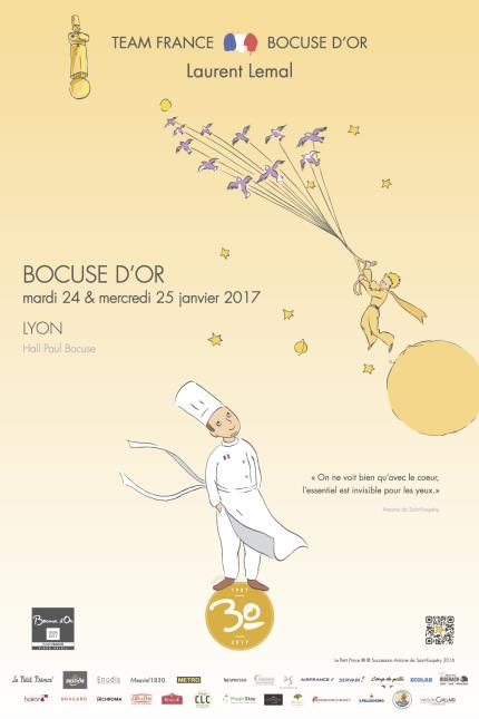 Poster Team France, Bocuse d'Or 2017