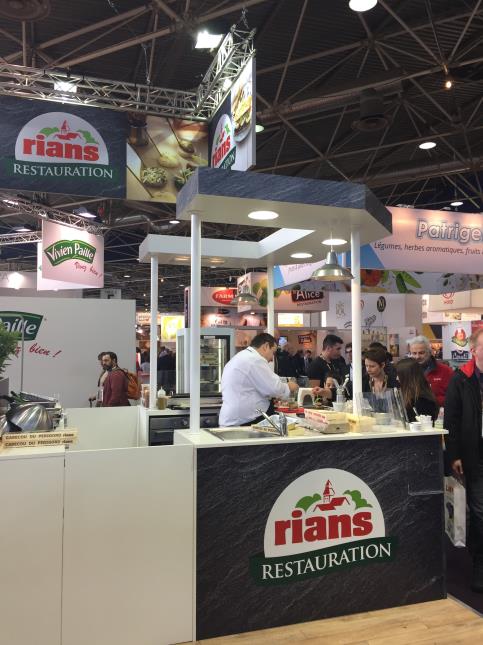 Le stand de Rians propose différente dégustation : hall 3, allée E, stand 134.