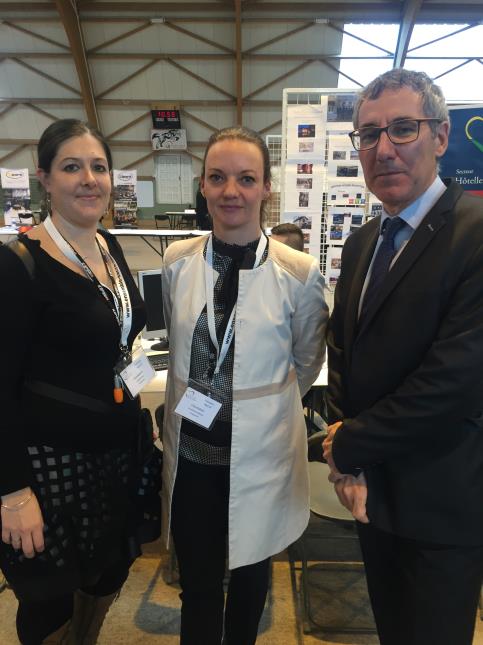Céline Meger, Stéverinne Favenenc et Jacky Ribeyre, les coordinateurs du forum.