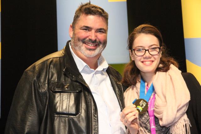 Arnaud Acher, expert Métiers Régional Euroskills et Valentine Ttétart