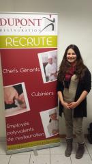 Aurélia Pernot, chargée d'emploi chez Dupont restauration