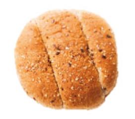 Pain pour Hamburger Céréales & Graines à la farine complète.