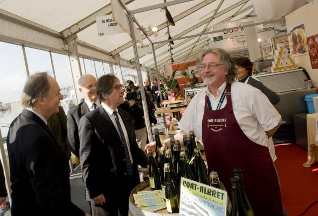 Sourires et poignées de main sincères ont ponctué cette inaugration du salon Prorestel