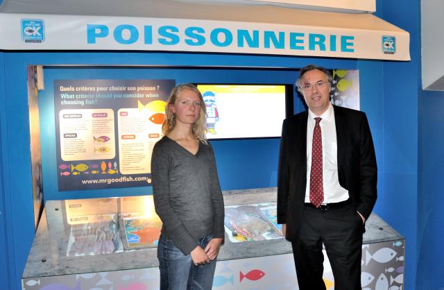 Florence Huron et Philippe Vallette, directeur de Nausicaà, défendent le programme en France.