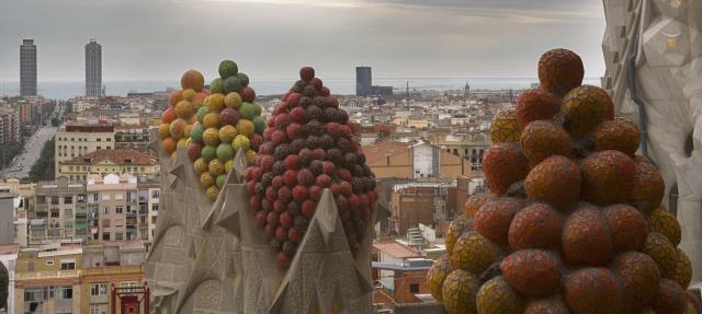 Barcelone (vue ici depuis le temple de la Sagrada Familia) et Madrid sont les deux principaux pôles d'attractions pour les professionnels Français installés en Espagne