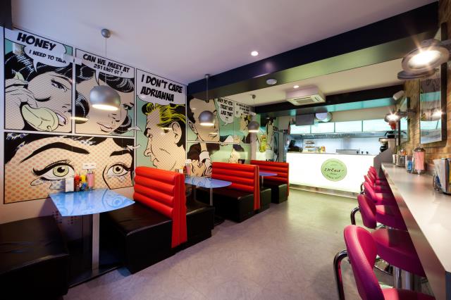 La salle du 231, très branchée Pop-Art