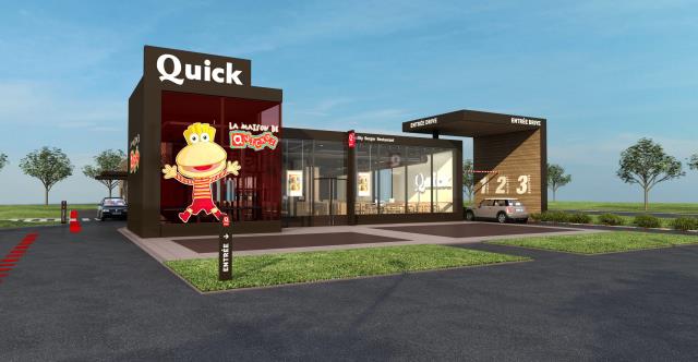 Le nouveau concept de restaurant Quick.