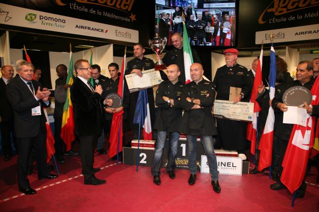 Jacques et Laurent Pourcel, Cristian Perria, Bruno Thevenin,Eric Gumpel