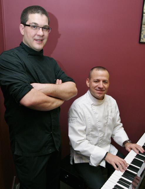 Marc de Passorio (assis) donnera le 'la' d'une cuisine que Vincent Rimmely mettra en musique aux antipodes.