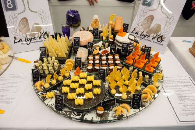 Plateau de fromages de la lauréate.