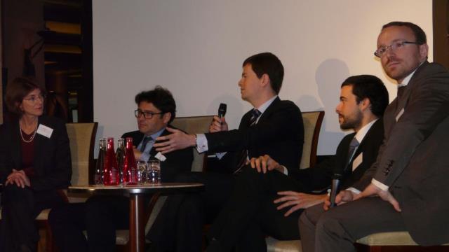 Barbara Levi Crédit Agricole, Gaël Le Lay Axa Rea Estate, Thibaut Lénoard LFPI Gestion, Mathieu Evrard, Louvre Hotels, Dominique Ozanne, Foncière des Murs