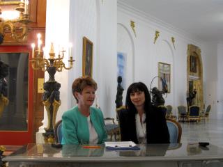 Nicole Spitz, directrice de l'Hôtel Negresco et Valérie Nyul, Drh