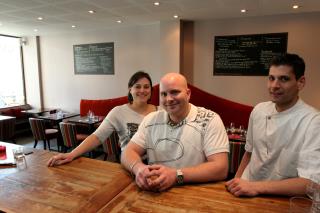Julie Paulet, Christopher Roussat et Paul Guilhem ont de l'ambition pour 'Le lounge'.