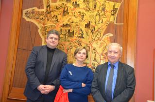 De g à d : Thierry Grégoire, Catherine Boutin et Jean-Louis Butré.