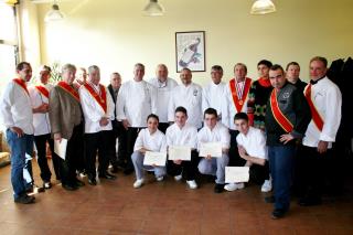 Candidats et membres du jury étaient réunis à l'heure de la remise des prix.