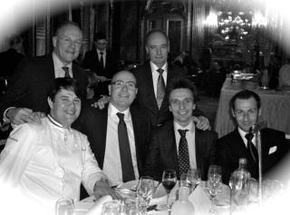 De gauche à droite : Eric Trochon, M. Leplatre, Christian Raimbault, Michel Mouisel, François...