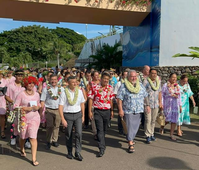 Inauguration au lycée hôtelier d’Outumaoro