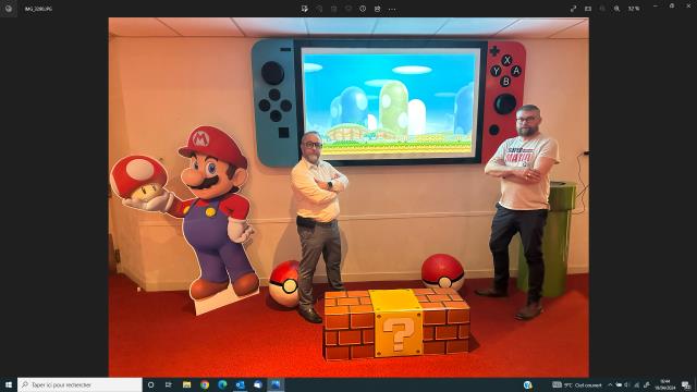 la switch, avec de part et d'autre, Mario Gapais et Jean-Michel Jaslet