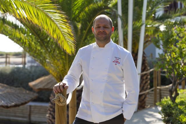 Frédéric Bacquié, chef étoilé de L'Almandin à Saint-Cyprien.