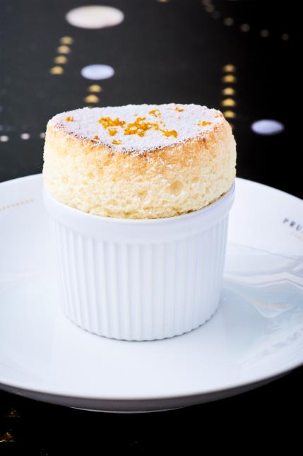 Soufflé Rothschild, orange confite