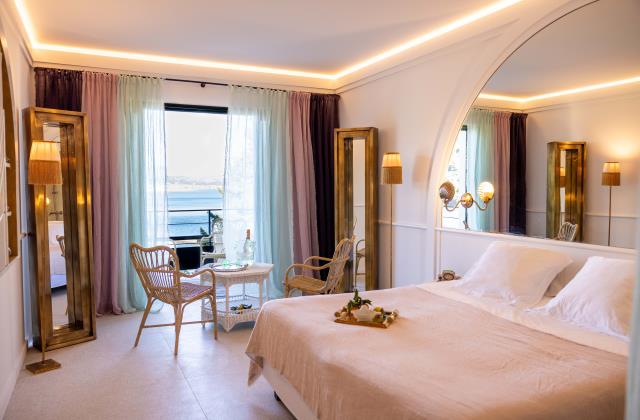 Chambre cocon au Château de Théoule, nouvelle adresse du groupe Millésime.