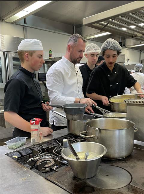 préparation en cuisine MasterClass