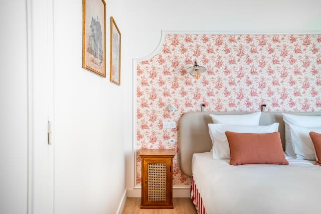 Une chambre de l'hôtel Villa Camille, à Banyuls-sur-Mer.