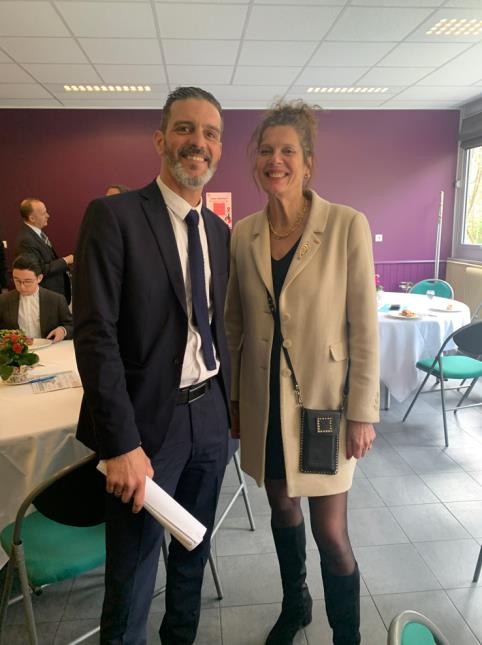 Tony Gonsard et Virginie Pavard