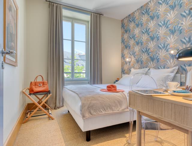 Une chambre de la Pension du Moulin, à Pont-Aven (groupe Ar Collection).