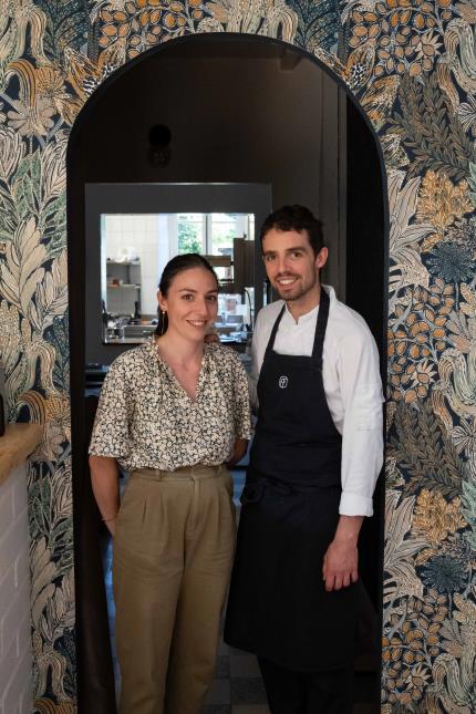 Claire Cames et Théo Fernandez ont reçu leur première étoile à L'Auberge de la Forge.