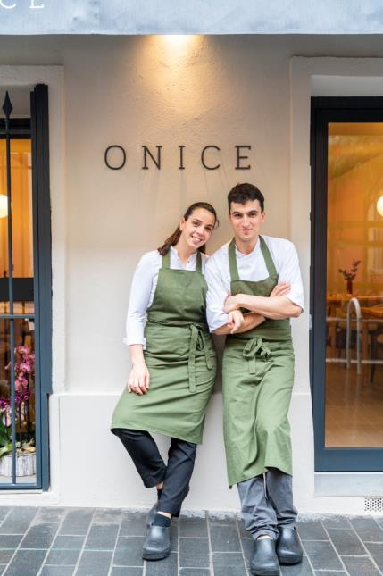 Florencia Montes et Lorenzo Ragni décrochent leur première étoile, quelques mois après l’ouverture d’ONICE.