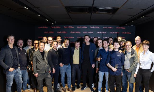 Soirée Gault&Millau pour célébrer le 10ème anniversaire de la Dotation Jeunes Talents à l'Atelier du Goût à Parists à l'Atelier du Goût à Paris.