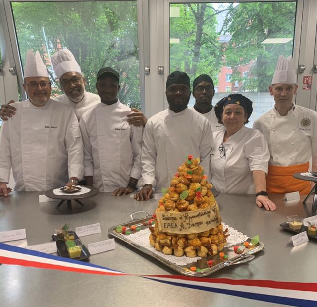 L'équipe de choc: Eddy Zouami, Félix Perez et Hubert Lozac’h, Sekou Drane, Fode Keita, Melvin Kouakou, Christelle Bon