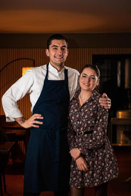 Yoan Delorme et sa compagne Célia Baudelier, Le Chamarlenc au Puy-en-Velay.