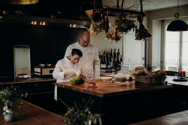 Nicolas Gautier, chef du restaurant L’Auberge de la grive à Trosly-Loire.