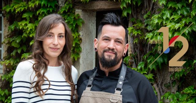 Stéphanie Marques et Kévin Gardien ont eu le coup de foudre pour l'Auberge du 12e siècle.