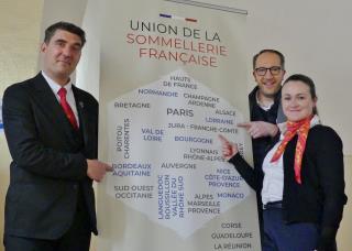 Cette assemblée a permis de présenter trois nouveaux présidents d'associations régionales. De gauche à droite : Nicolas Tissier (Bordeaux Aquitaine), Emilie Deterne (Jura Franche-Comté) et Thomas Vimbert (Lorraine).