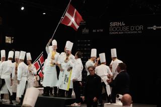 Le podium : Danemark, Suède, Norvège.